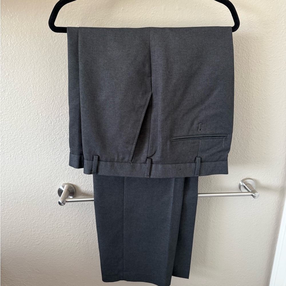 Van Heusen Charcoal Dress Pants